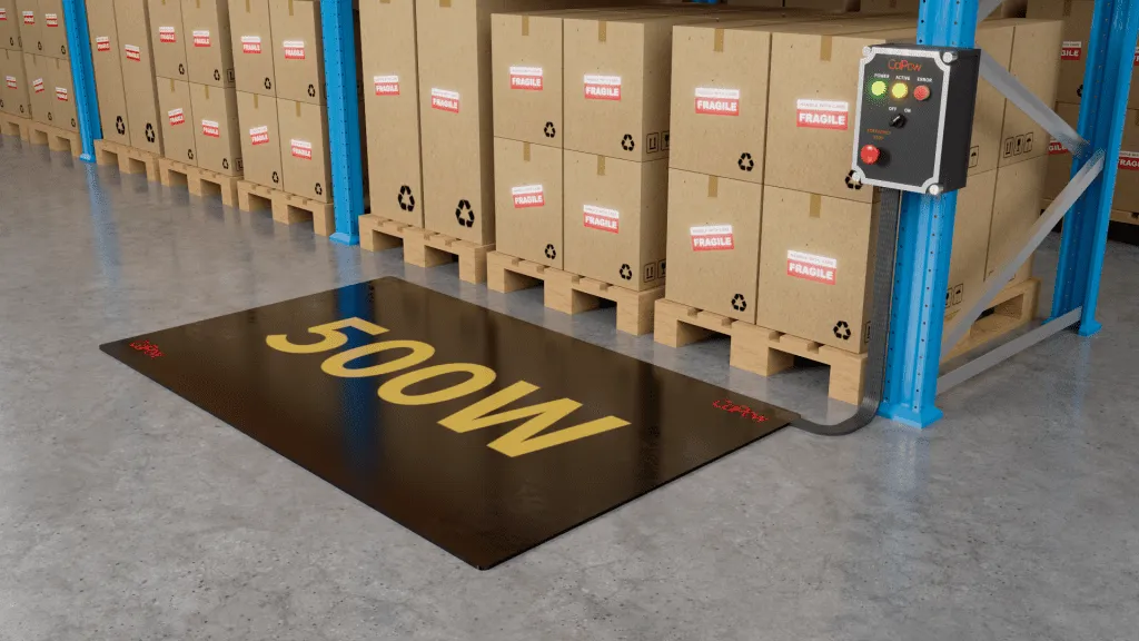 CaPow Genesis Transmitter Assembly - Floor Panel and Power/Control box.