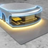 Mobile Robot with CaPow Genesis Full Solution - Transmitter, Receiver, and Super Capacitor